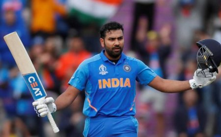 Rohit Sharma : रोहित शर्माच्या नावे टी-20 आंतरराष्ट्रीय क्रिकेटमधील ऐतिहासिक विक्रमाची नोंद, शून्यावर बाद झाल्यावरही हिटमॅनचं 'शतक' पूर्ण