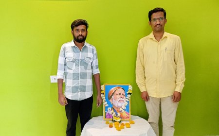 शिवार बहुउद्देशीय संस्था येथे संत गाडगेबाबा यांना जयंती निमित्त अभिवादन