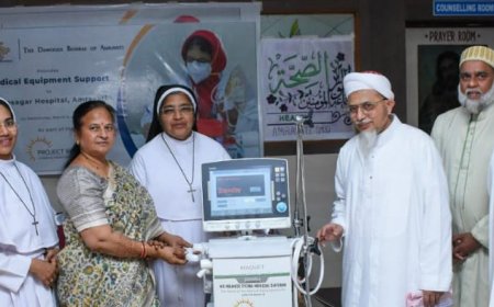 आरोग्य सेवेतूनच होते समाजऋण फेडण्याचे मोठे कार्य - आ. सुलभा खोडके......  सय्यदना मुफद्दल सैफुद्दीन यांच्याकडून दयासागर रुग्णालयाला व्हेंटिलेटर मशीन मिळाली