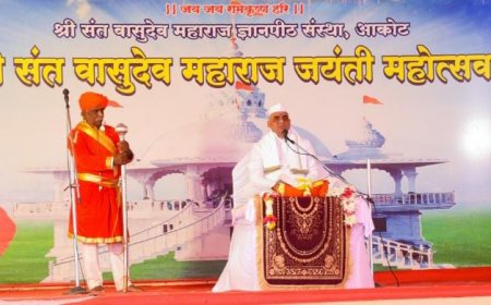 श्रद्धाळूंच्या श्रद्धेचा सागर तो श्री क्षेत्र श्रद्धासागर ! - प्रशांत महाराज......   गुरुमाऊली जयंती महोत्सवाला भक्तीमय प्रारंभ