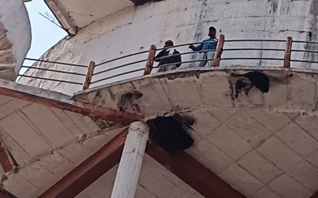 पाण्यासाठी शोले स्टाईल आंदोलन ... उपसरपंचासह सदस्यांचे आंदोलन .. १७ दिवसांआड़  होतो पाणी पुरवठा !!