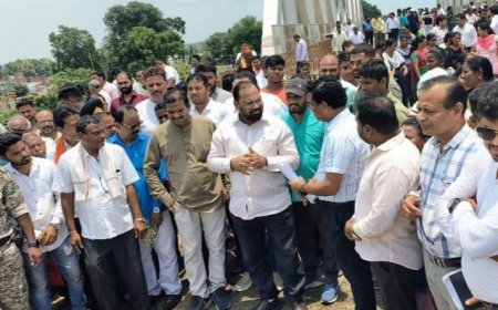 आमदार किशोर जोरगेवार म्हणतात निधी दिला,आता महिन्याभरात काम पूर्णत्वाकडे न्या !