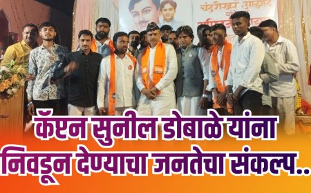 हिवरखेडच्या सभेतुन मतदारांनी बांधला चंग... रेल्वे ईंजीन नीघनार पेटीतून सूसाट !!