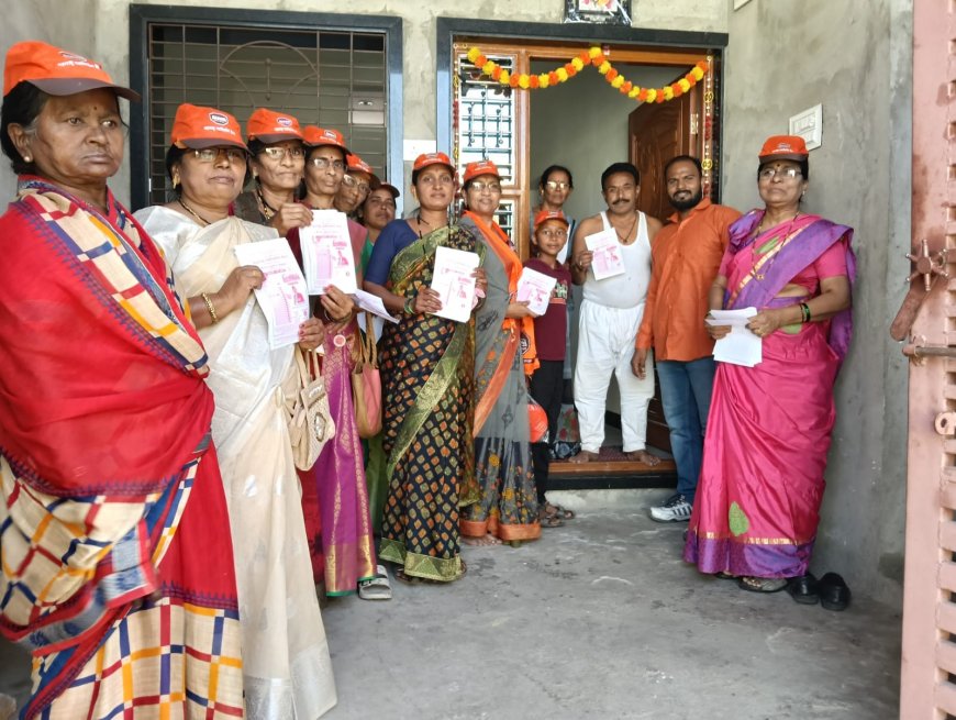 कॅप्टन सुनील डोबाळेंच्या प्रचारासाठी महीला शक्ती मैदानात !!
