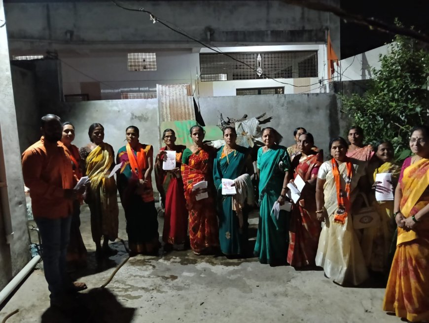 कॅप्टन सुनील डोबाळेंच्या प्रचारासाठी महीला शक्ती मैदानात !!