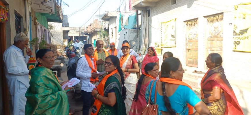 कॅप्टन सुनील डोबाळेंच्या प्रचारासाठी महीला शक्ती मैदानात !!