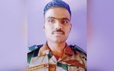 जम्मू-काश्मीरच्या पूंछ येथे झालेल्या अपघातात साताऱ्यातील कामेरी येथील जवान शुभम घाडगे शहीद ; शहीद जवानाच्या अंत्यसंस्कारावेळी कुटुंबियांचा सुन्न करणारा आक्रोश