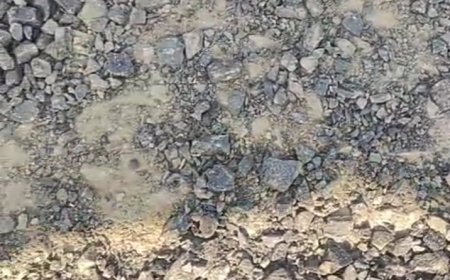 बेंबळा शिवारखेड असदपूर रस्त्याचे डांबरीकरनाचे काम निकृष्ट दर्जाचे, तिन ते चार दिवसात रोड उखडायला लागला  !!